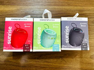 Energy Sistem Sunrise Bluetooth Portable Speaker - Water Resistant, RGB