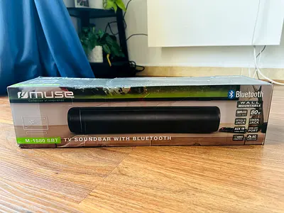 Muse M-1580 SBT Bluetooth TV Soundbar — Brand New in Box