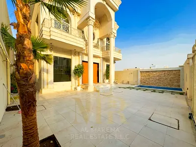 Electricity, Water, AC & Furniture Included | Luxury Villa on a Street & Alley | 5 Master Bedrooms | Private Pool | 4,100 Sq. Ft. Plot | AED 2,650,000