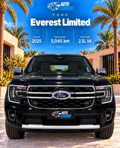 Ford Everest Limited - Agency Warranty and Service Contract Included
