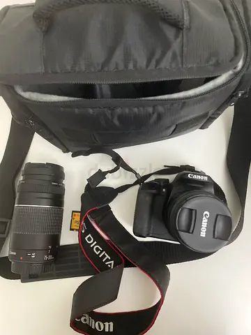 Canon EOS 250D DSLR Camera + 2 Lenses | Complete Bundle (ALL ORIGINAL ACCESSORIES) 📸