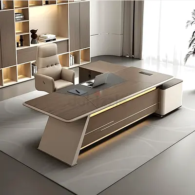Executive Manager Desk Design For Office | Manager Table Design UAE