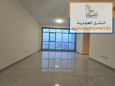 دوبلكس فاخر للإيجار في أبراج الريزدينس عجمان بإطلالة بحرية كاملة دوبلكس 3 غرف وصالة مع غرفة خادمة ماستر و3 حمامات بإطلالة بحرية مميزة