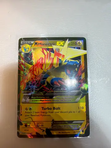 Rare Manectric EX Pokémon Card (Holo) — Single Collectible