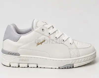 White Axel Arigato-style leather sneakers, men's size 43