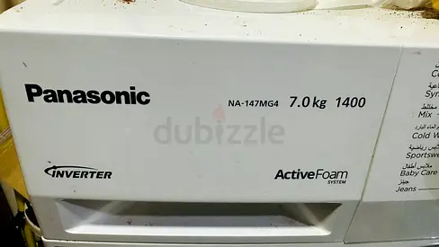 Panasonic 7kg Front Load Washing Machine - Inverter, ActiveFoam