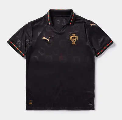 Puma Portugal black kit jercy