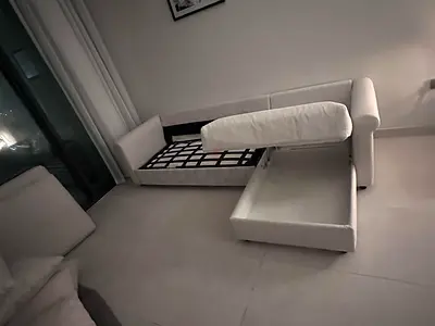 Ikea Gronlid L shape sofa bed Beige