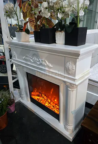 Electric fireplace wood decoration artificial flame