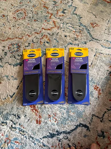 Three pairs of Dr. Scholl's Insoles (new in packaging)