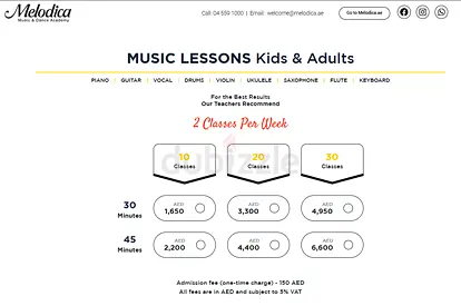 Music and Dance Class