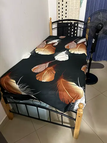 New Single bed with mattress