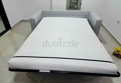 Perfect condition IKEA vimle two seater sofa bed with mattresses