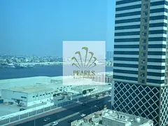 3 Bedroom Apartment for Rent in Al Khor Towers Ajman with Sea View Balcony Maid Room and 4 Bathrooms