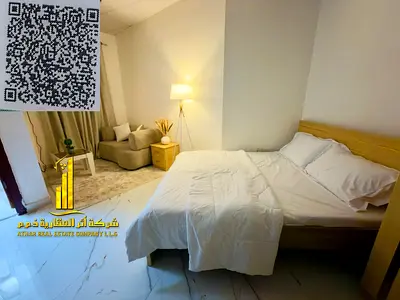✨افخم وارقى شقة استوديو مفروش بالكامل للإيجار الشهري في النعيمية 1  موقع مميز مقابل فندق العين بالاس مقابل أسواق العين وسهل المخرج إلى دبي والشارقة✨ ف