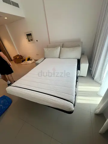 Fold-out sofa bed with mattress good condition vimle