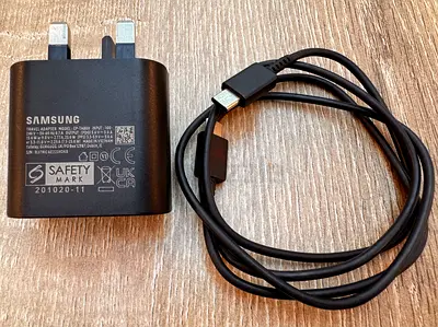 Samsung Super Fast Charger 25W and C-C Type Cable