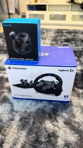 Logitech G29 Driving Wheel + Logitech shifter (comes with all wires and boxes)