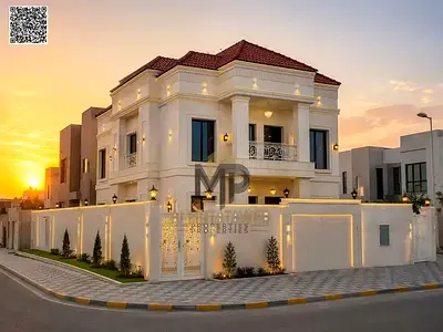 Elegant villa for sale in Al Zahia, Ajman—featuring a modern design and high-end finishes. An ideal