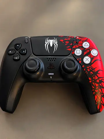 🔥 2 Custom PS5 DualSense Controllers Bundle – Spider-Man Edition + Purple/Blue Chameleon 🎮 | Sell
