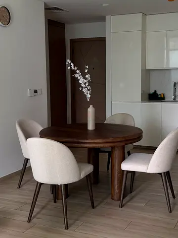 Round wooden dining table PAN HOME
