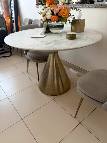 West Elm Original Marble Dining Table