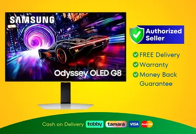 Samsung 27" Odyssey OLED G8 Gaming Monitor - 4K UHD QD-OLED - 240Hz - LS27FG810