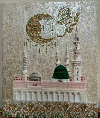 Masjid Nabawi sculpture painting