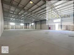 Warehouse for Rent in Al Sajaa | 33 KW 3-Phase Power | 4 Entrances | Main Road