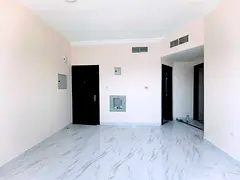 Like a brand new 1BHK,front of schools in Muwaileh. For family only,6 cheque payment, central AC