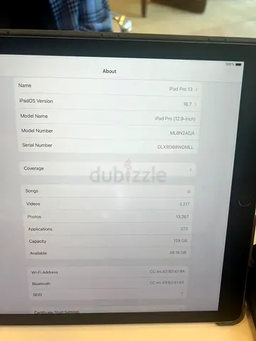 iPad Pro 12.9 (1st gen) - 128GB, Good Working Condition