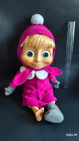 Masha plush doll from Masha and the Bear - 40cm, used