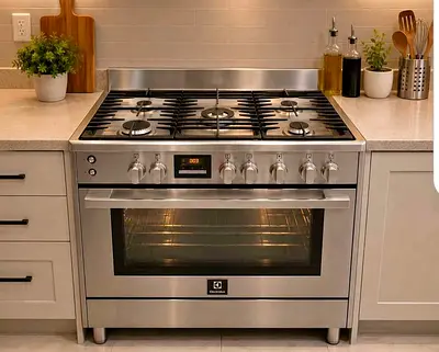 Electrolux new model cooker full gas with fan digital 90/60 cm