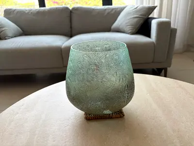 Decorative Glass Bowl - 18 x 18 cm