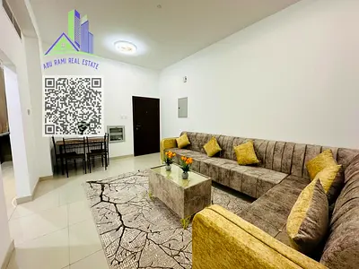 شقة مفروشة للإيجار في عجمان بمنطقة النعيميه 1  – غرفتين  وصاله +2  حمام  + بلكونه