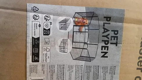 Foldable Pet Playpen / Playpen for Small Pets - New in Box