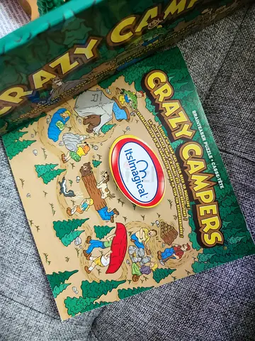 Crazy Campers board game / brainteaser puzzle by ItsImagical