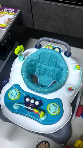 Baby activity walker with toy tray - good condition