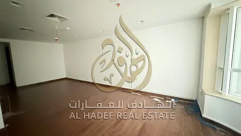 Prime Corniche-Front Office in Al Majaz 3 | Fully Partitioned, 5 Offices, Large Meeting Room & Read