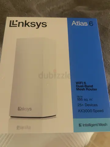 Linksys Atlas 6 AX3000 Dual-Band WiFi 6 Mesh Router - New in Box