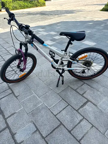 White and Purple 20" Kids Mountain Bike - Good Condition