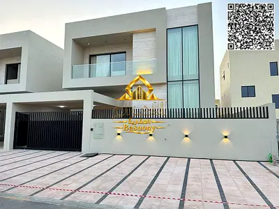 A modern villa in Al Helio, near Safir Hypermarket and the Dubai exit. It features a built-up area of 3,800 sq. ft. spanning the ground floor, first