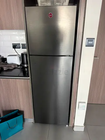 Hoover stainless steel refrigerator - good working condition