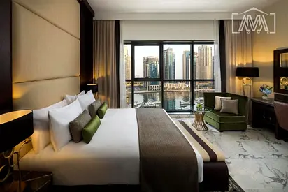 Fully-Furnished Studio with Partial Marina View | Prime Location | Excellent Rental Returns