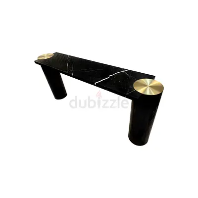 Eberza Natural Marble Console