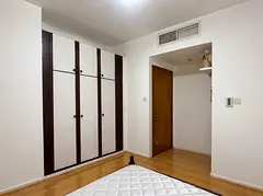 Master bedroom with attached bathroom