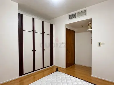 Master bedroom with attached bathroom