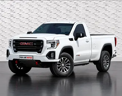 SIERRA AT4 | METAL FRONT BUMPER | ELECTRIC SIDE STEPS | GCC SPEC | AAA WARRANTY