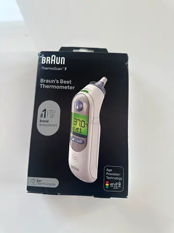 Braun Ear Thermometer (Good condition, light use)