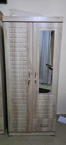 Two Doors Cabinet with Drawer خزانه بابين مع جرار